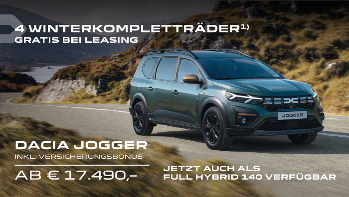 Dacia Jogger auf Küstenstraße