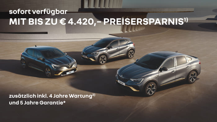 Lagerfzg Clio Captur Arkana