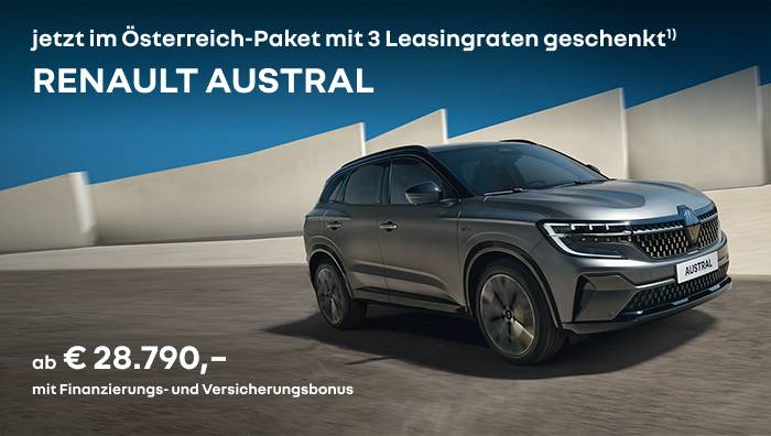 Renault Austral mit Österreich-Bonus